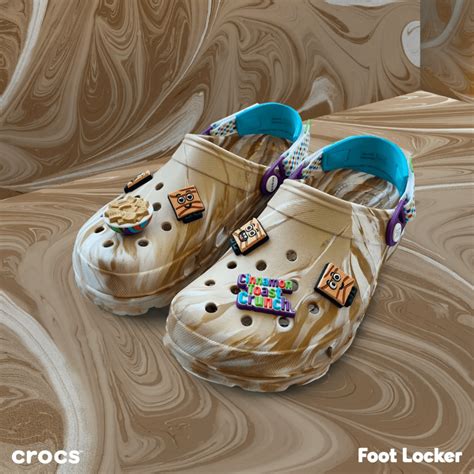 crocs with cool designs.